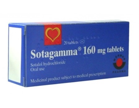 SOTAGAMMA 160 mg. 50 tablets